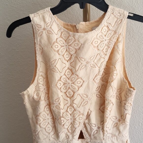 Pamela Love x Rent the Runway Yellow Lace Mini Dress –SZ XS - Picture 3 of 13